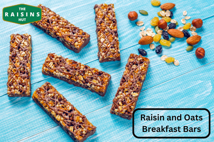 Raisin and Oats Breakfast Bars: Healthy Recipe – The Raisins Hut