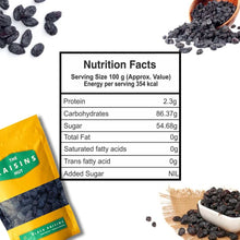 Load image into Gallery viewer, Natural Black Raisins (Seedless) - 450G
