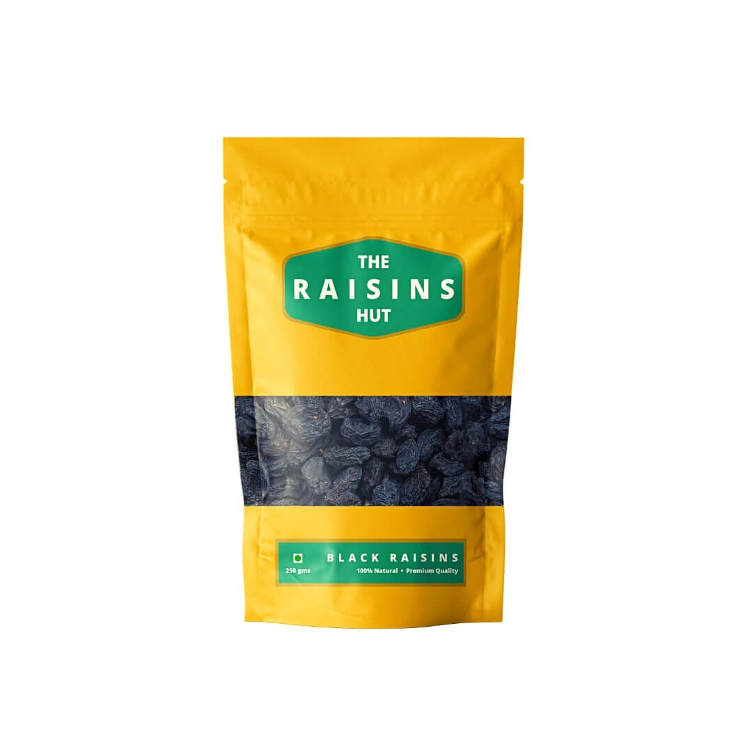 Buy Premium Natural Black Raisins (200g) | The Raisins Hut